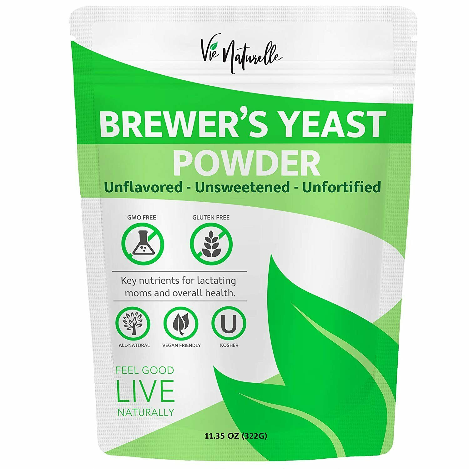 Brewers Yeast Powder Breastfeeding Supplement to Increase Mother's Milk - 12 oz